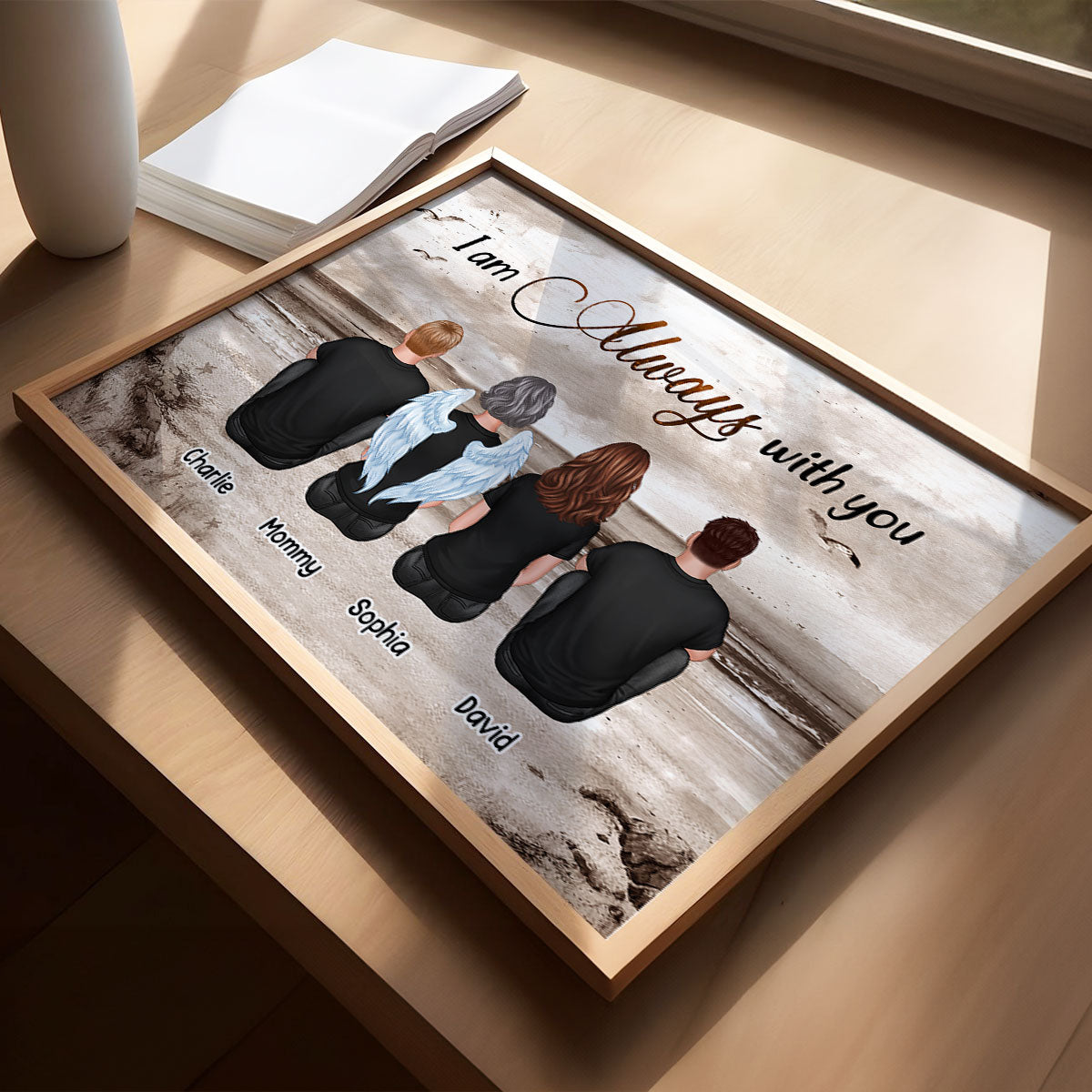 Always With You Sky Family Members, Memorial - Personalized Poster