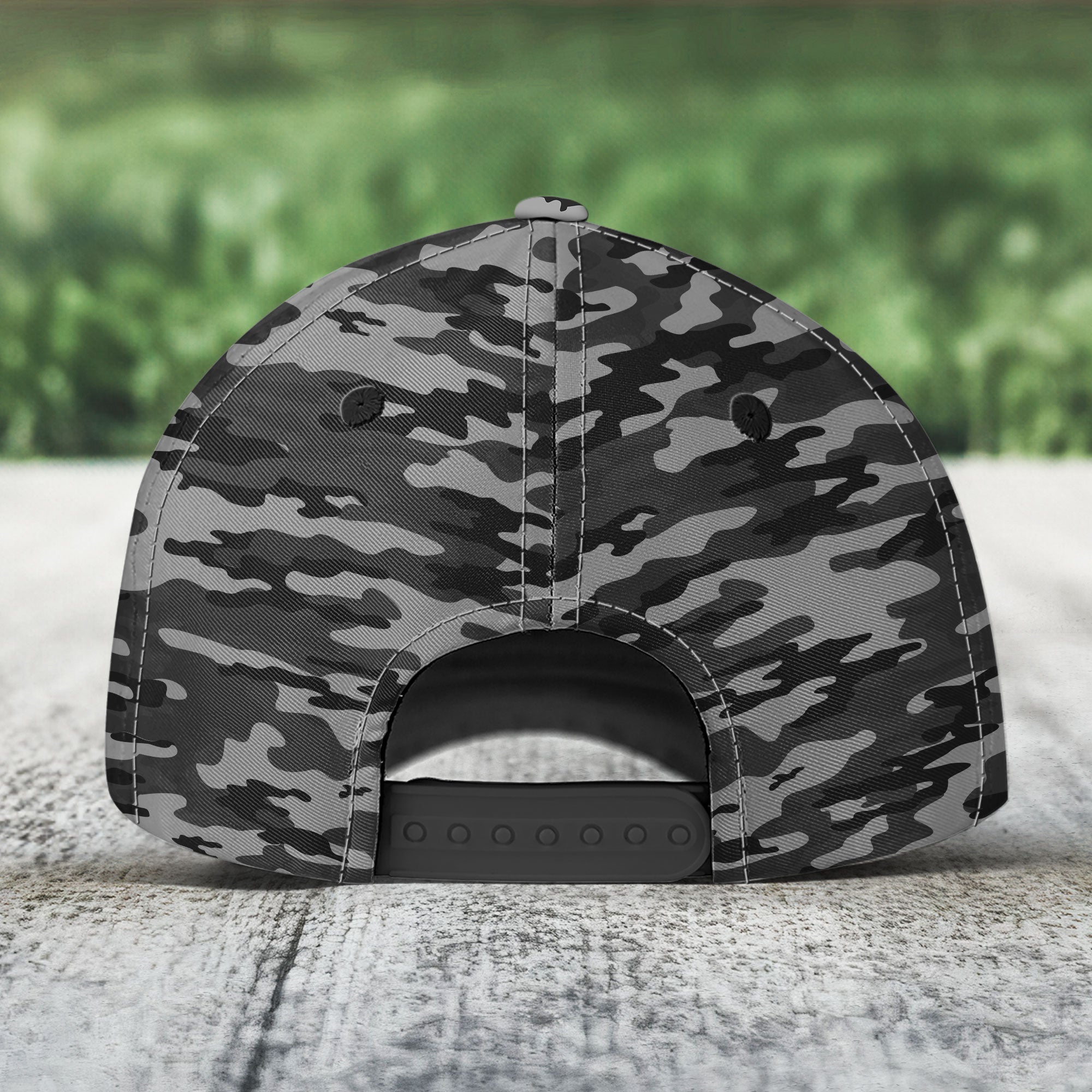 Camouflage Pattern Dog Dad - Personalized Classic Cap