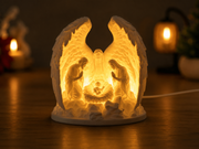 Illuminated Nativity Scene