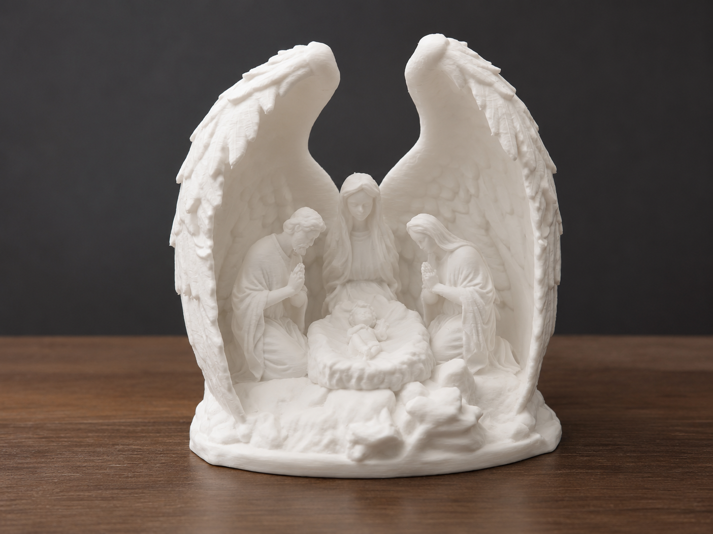 Illuminated Nativity Scene
