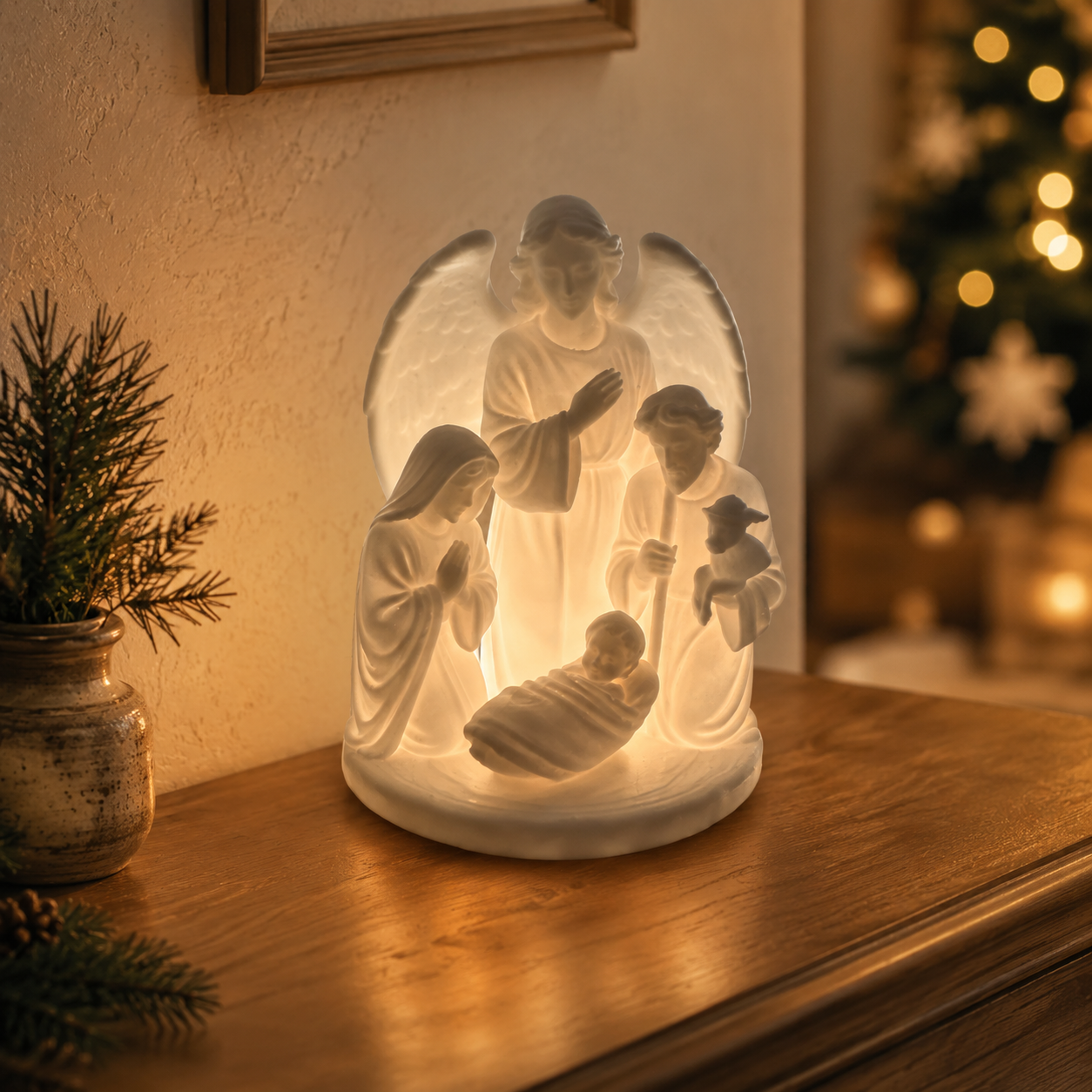 Angel Nativity Scene