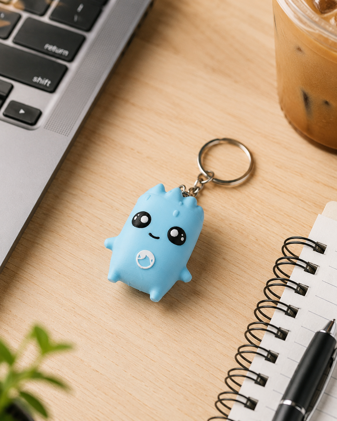3D Printed Mini Character Keychain, 2.4 Inch PLA Bag Charm, Backpack Accessory, Multiple Designs