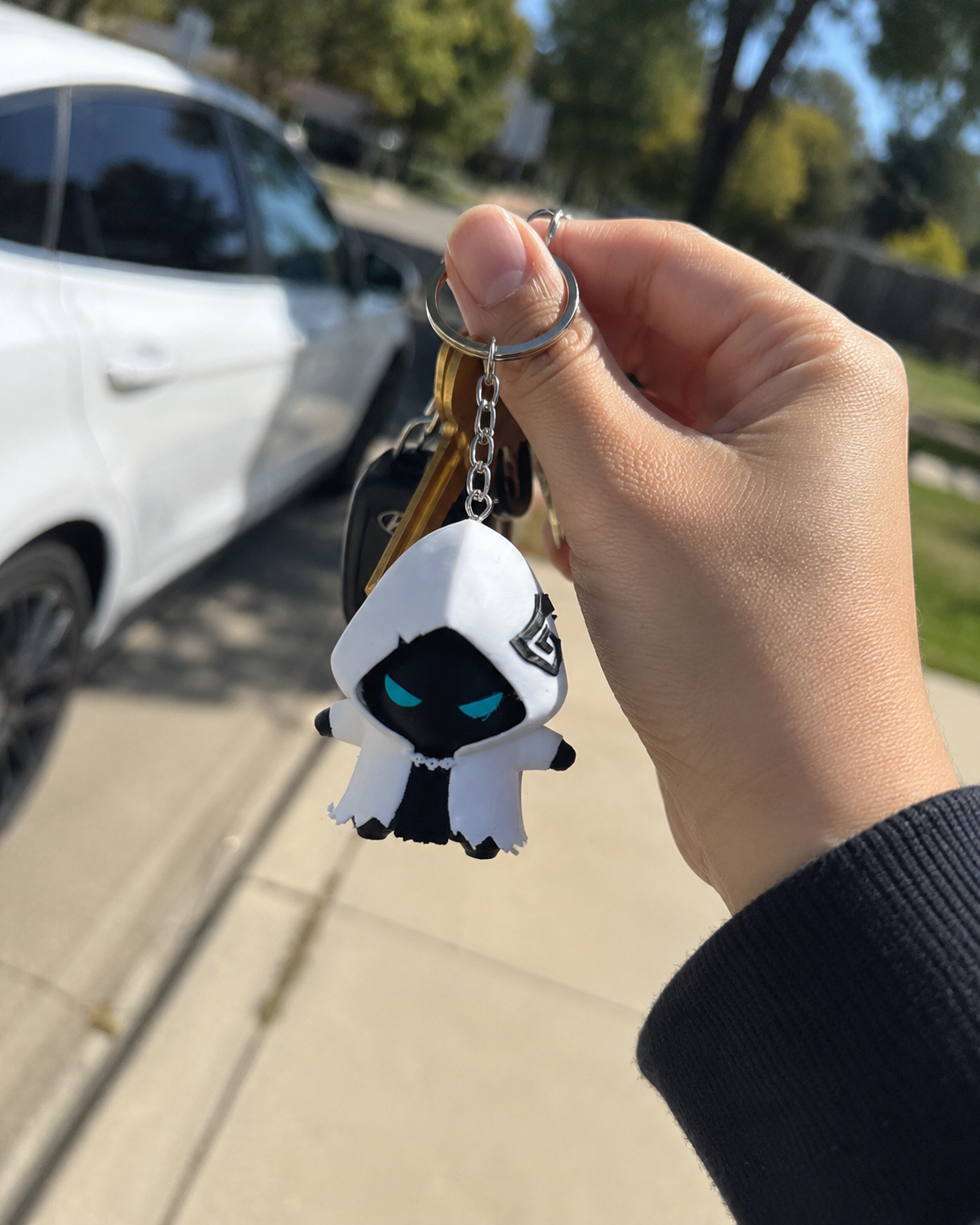 3D Printed Mini Character Keychain, 2.4 Inch PLA Bag Charm, Backpack Accessory, Multiple Designs