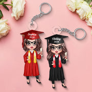 Class Of 2025 Senior Graduation Gift For  Daughter Personalized Acrylic Keychain