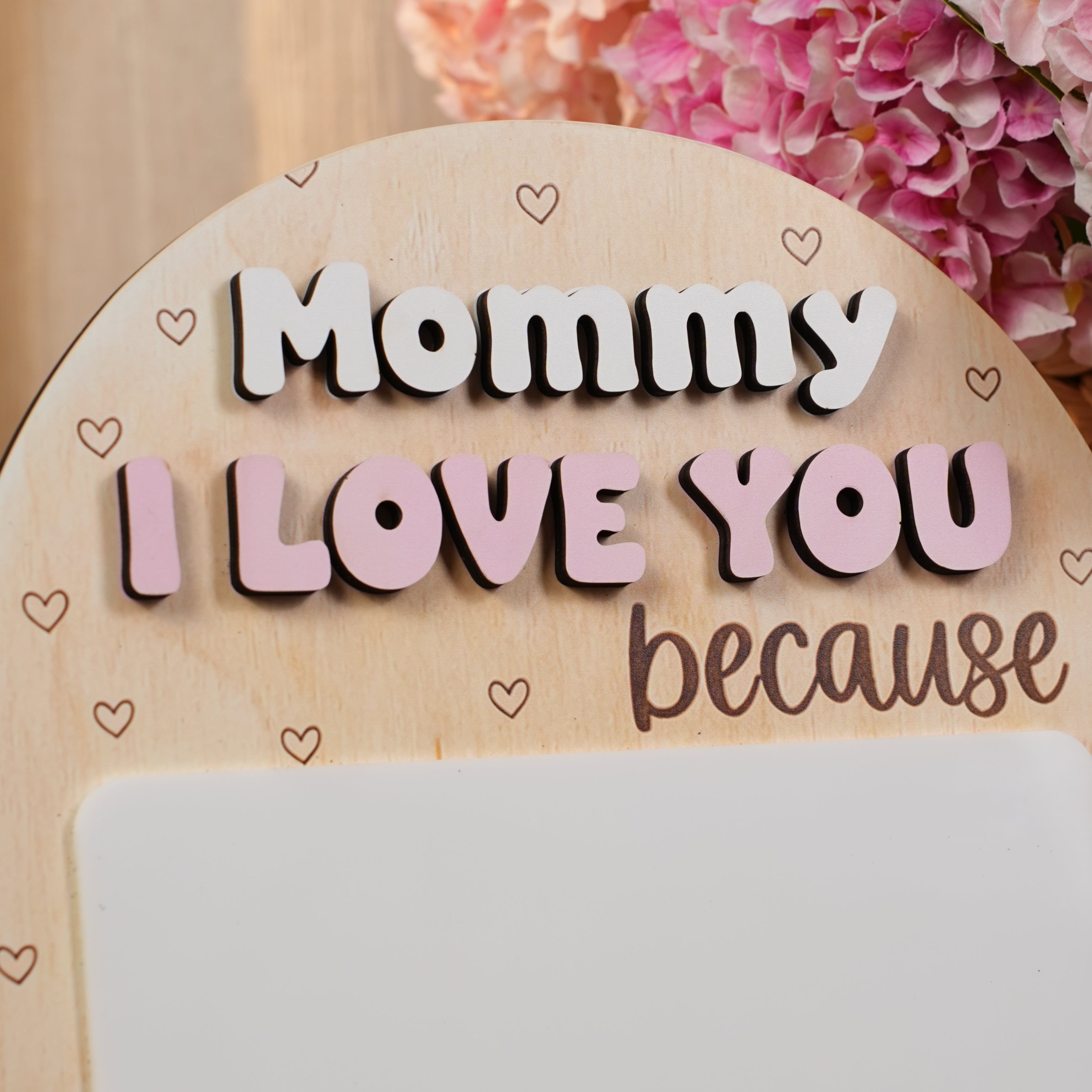 Personalized "Mommy I Love You" Keepsake Sign, Gift For Mom