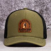 Dad Of Spoiled Rotten Dogs - Dog Lovers - Personalized Leather Patch Hat