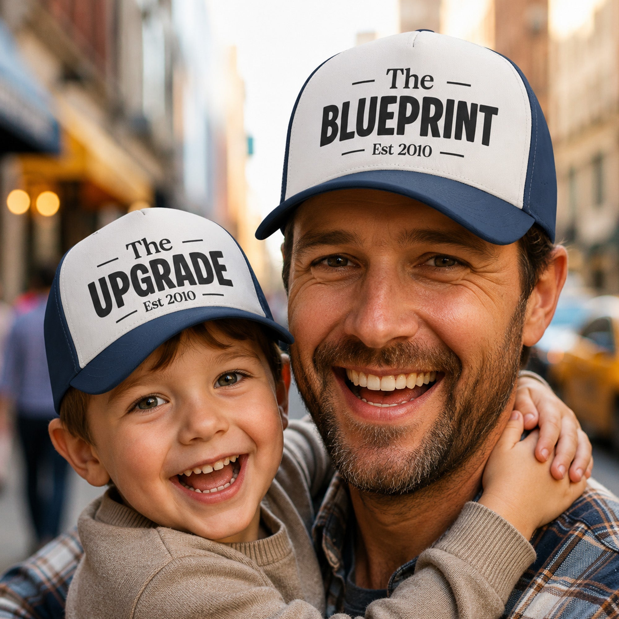 Daddy & Me Prototype Version 2, Father & Son, Daughter Matching Hat - Personalized Cap