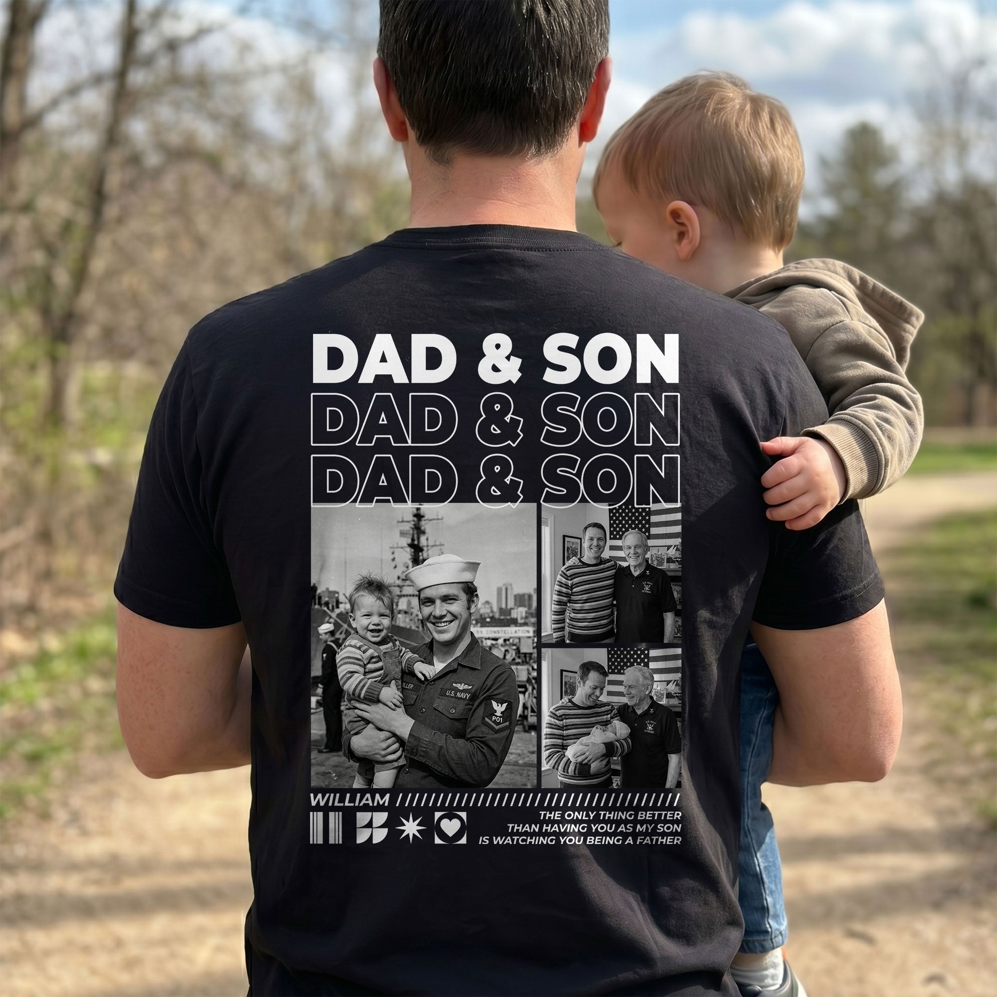 Gift For Son, Daughter, Gift For New Dad New Mom Custom Photo - Personalized Shirt