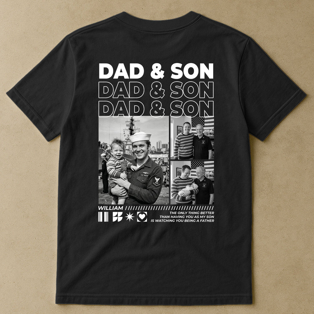 Gift For Son, Daughter, Gift For New Dad New Mom Custom Photo - Personalized Shirt