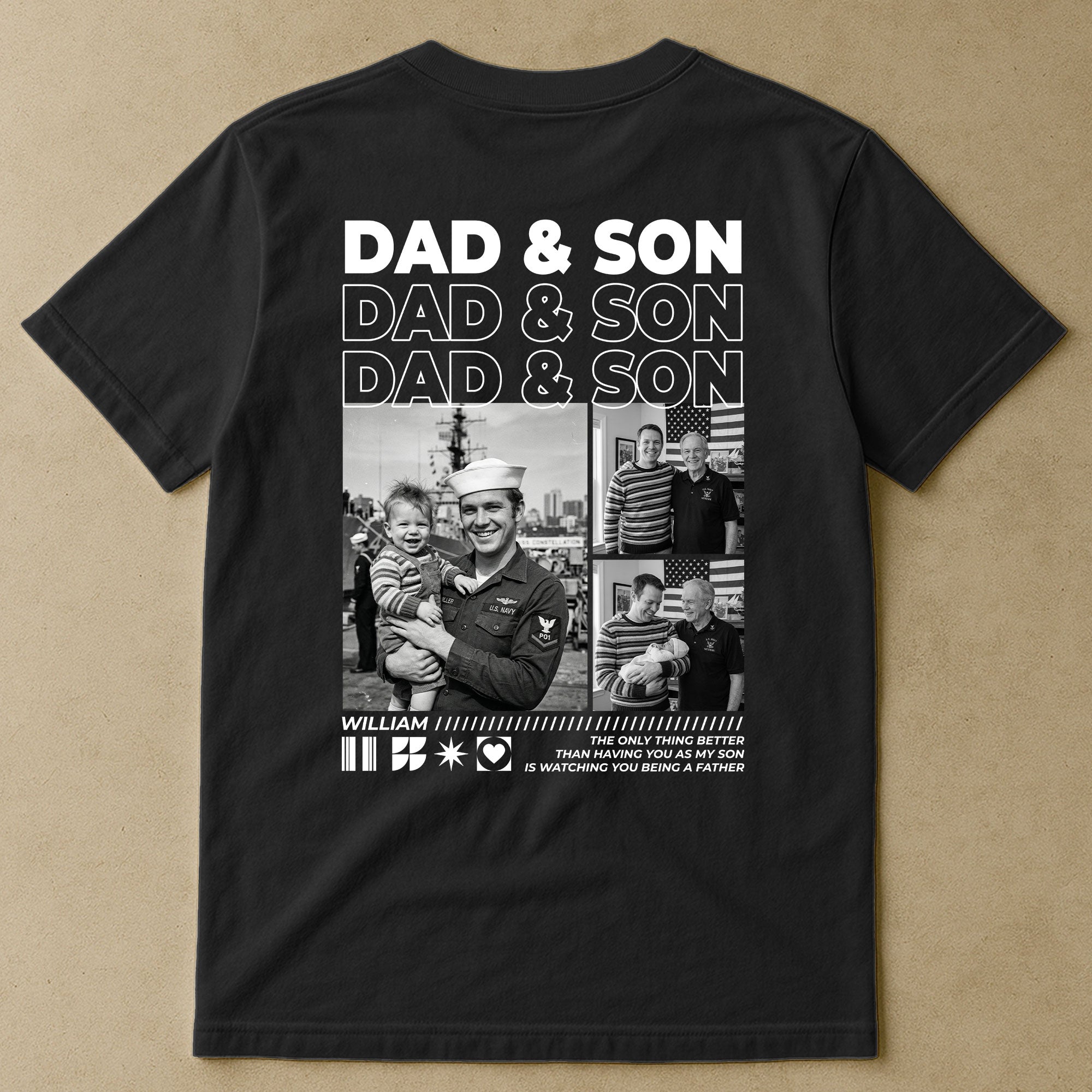 Gift For Son, Daughter, Gift For New Dad New Mom Custom Photo - Personalized Shirt