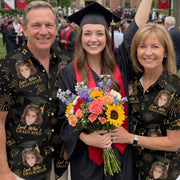 Graduation Matching Shirt With Childhood Photo - Vintage Childhood Themed - Personalized Hawaiian Shirt