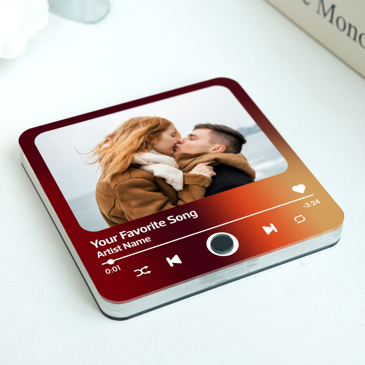 Couple Photo Favorite Song Personalized Music Fridge Magnet, Heartfelt  Gift For Couple, For Him, For Her, Boyfriend, Girlfriend, Husband, Wife