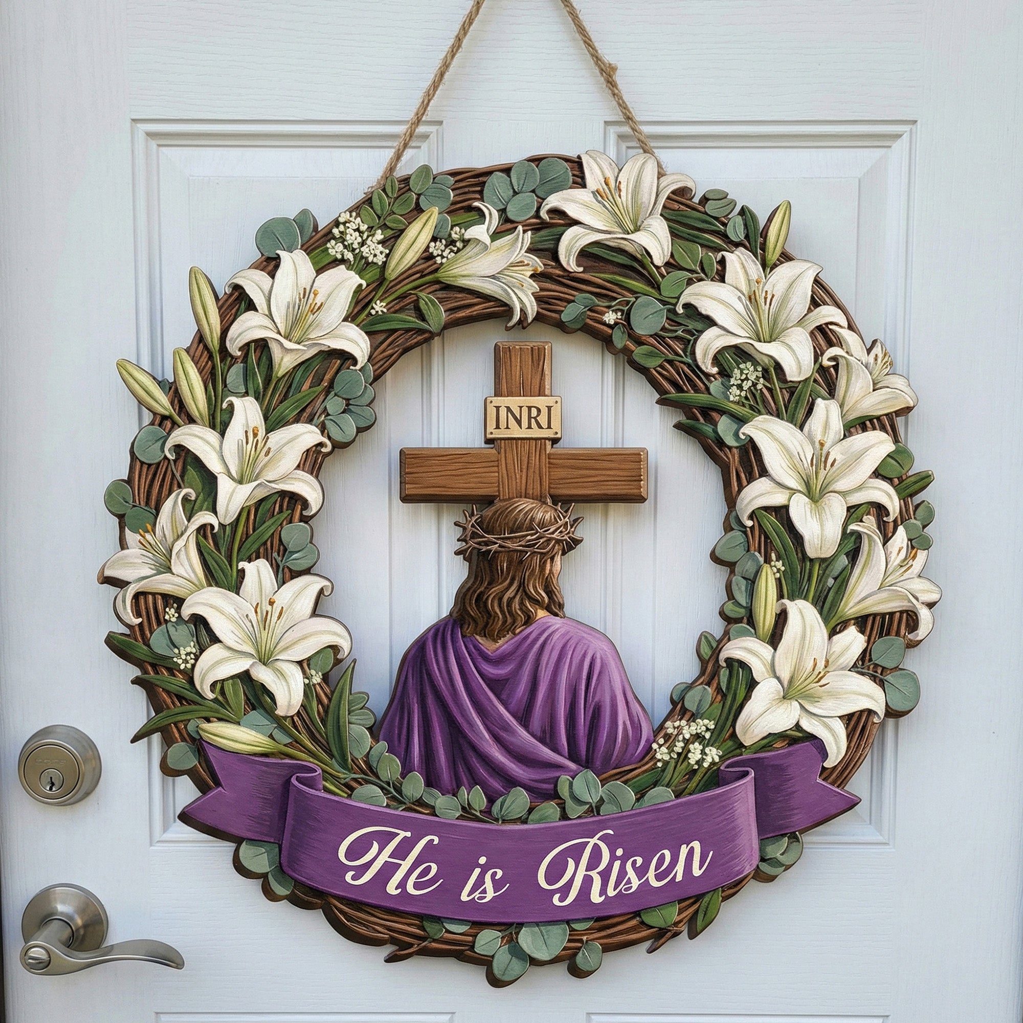 He Is Risen - The Resurrection Of Jesus Easter Season - Personalized Wood Sign
