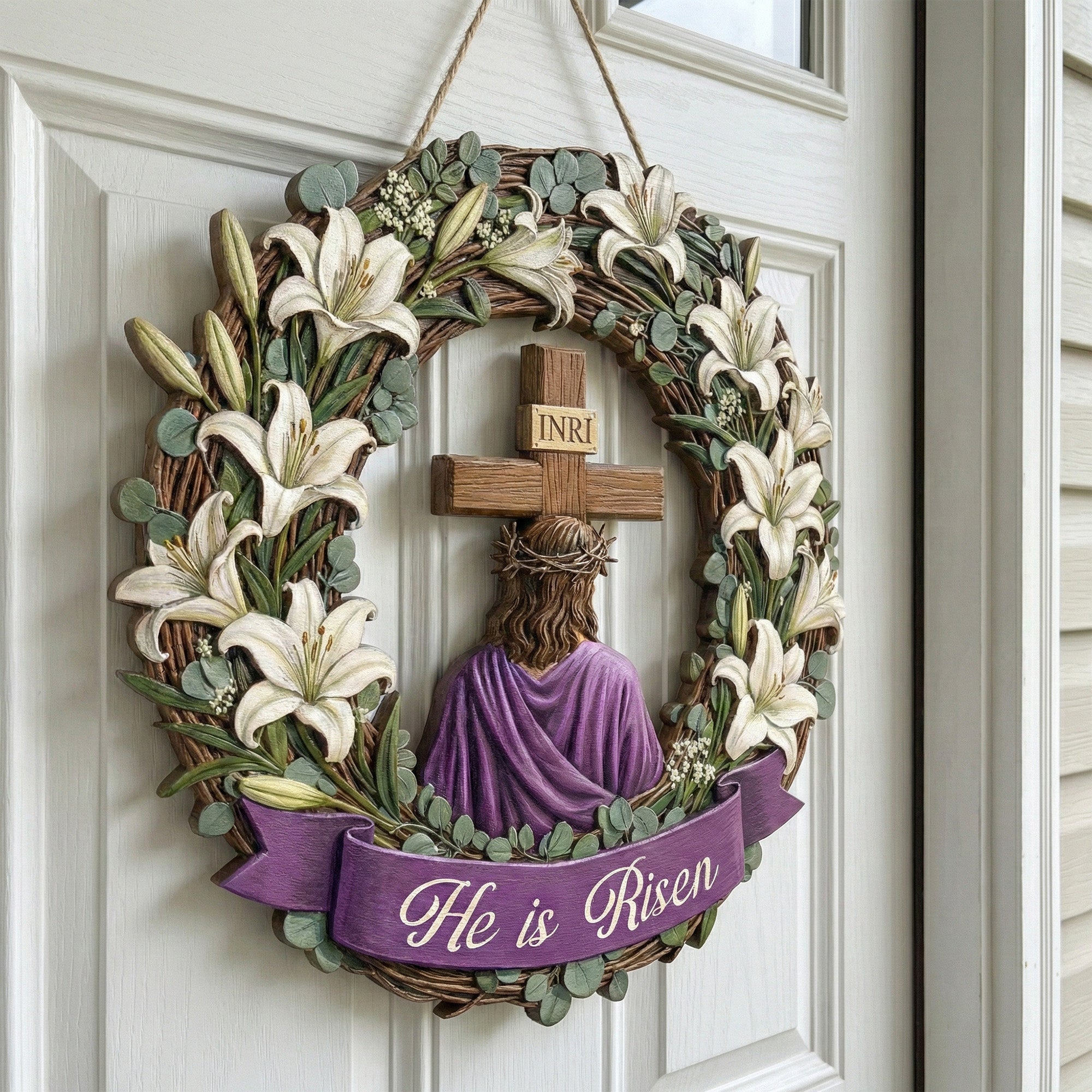He Is Risen - The Resurrection Of Jesus Easter Season - Personalized Wood Sign