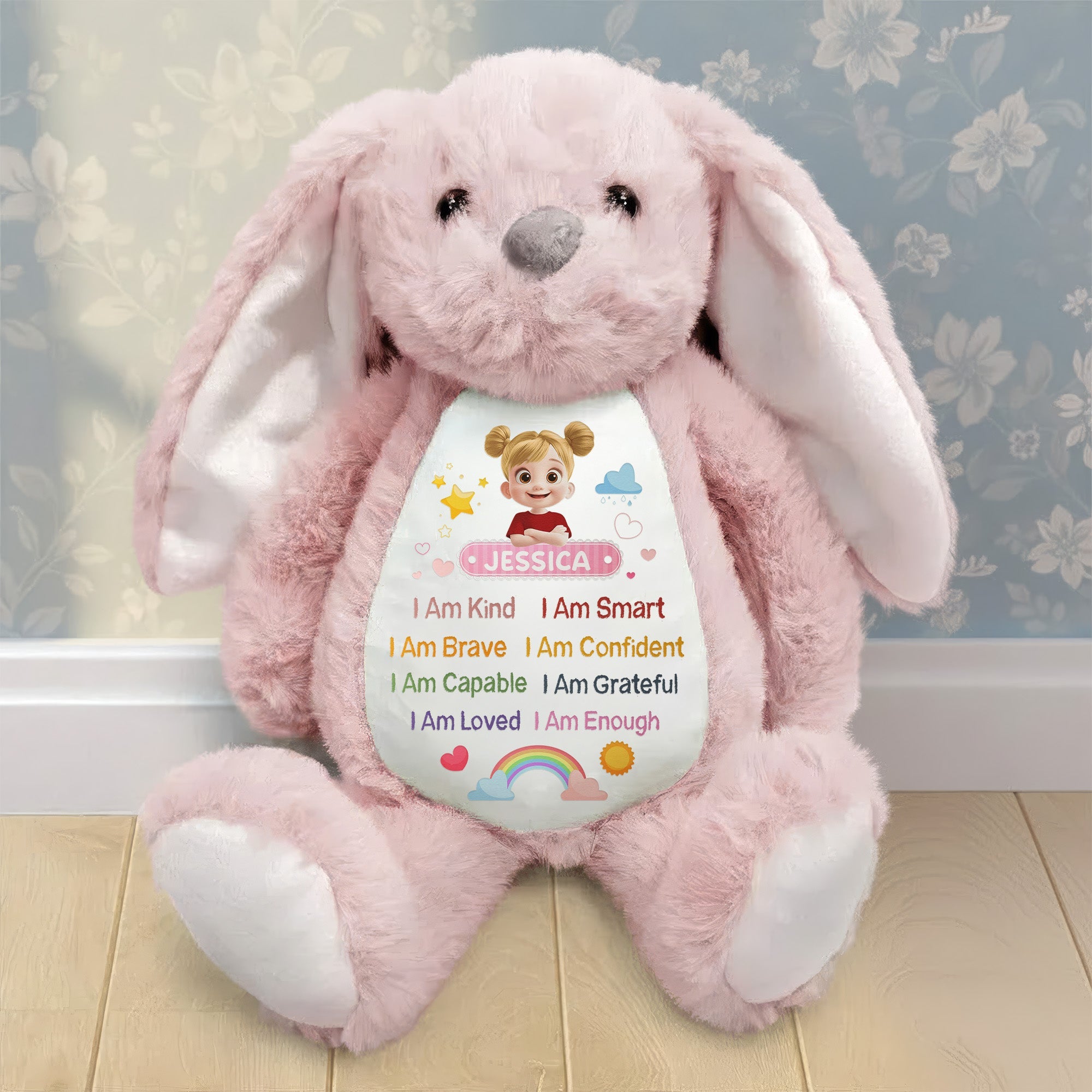 I Am Affirmation - Personalized Bunny Plush