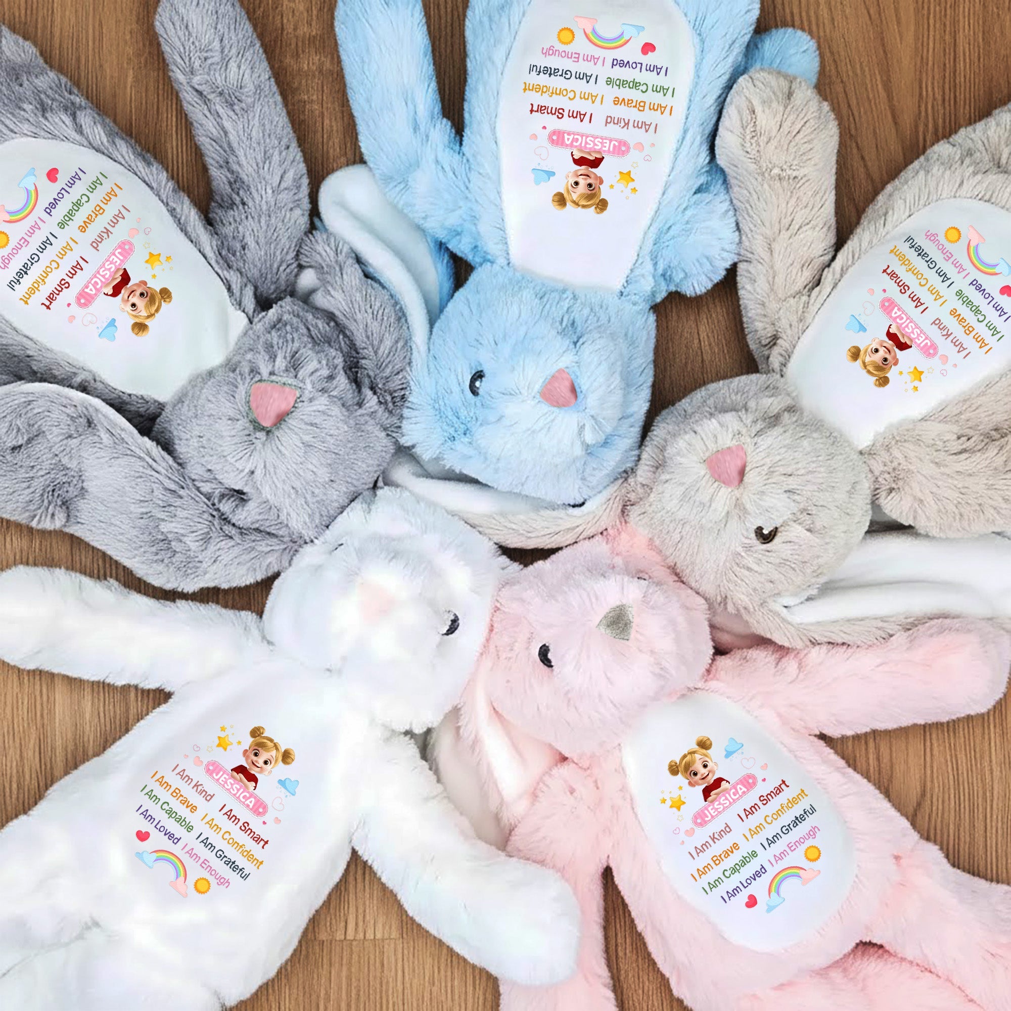 I Am Affirmation - Personalized Bunny Plush