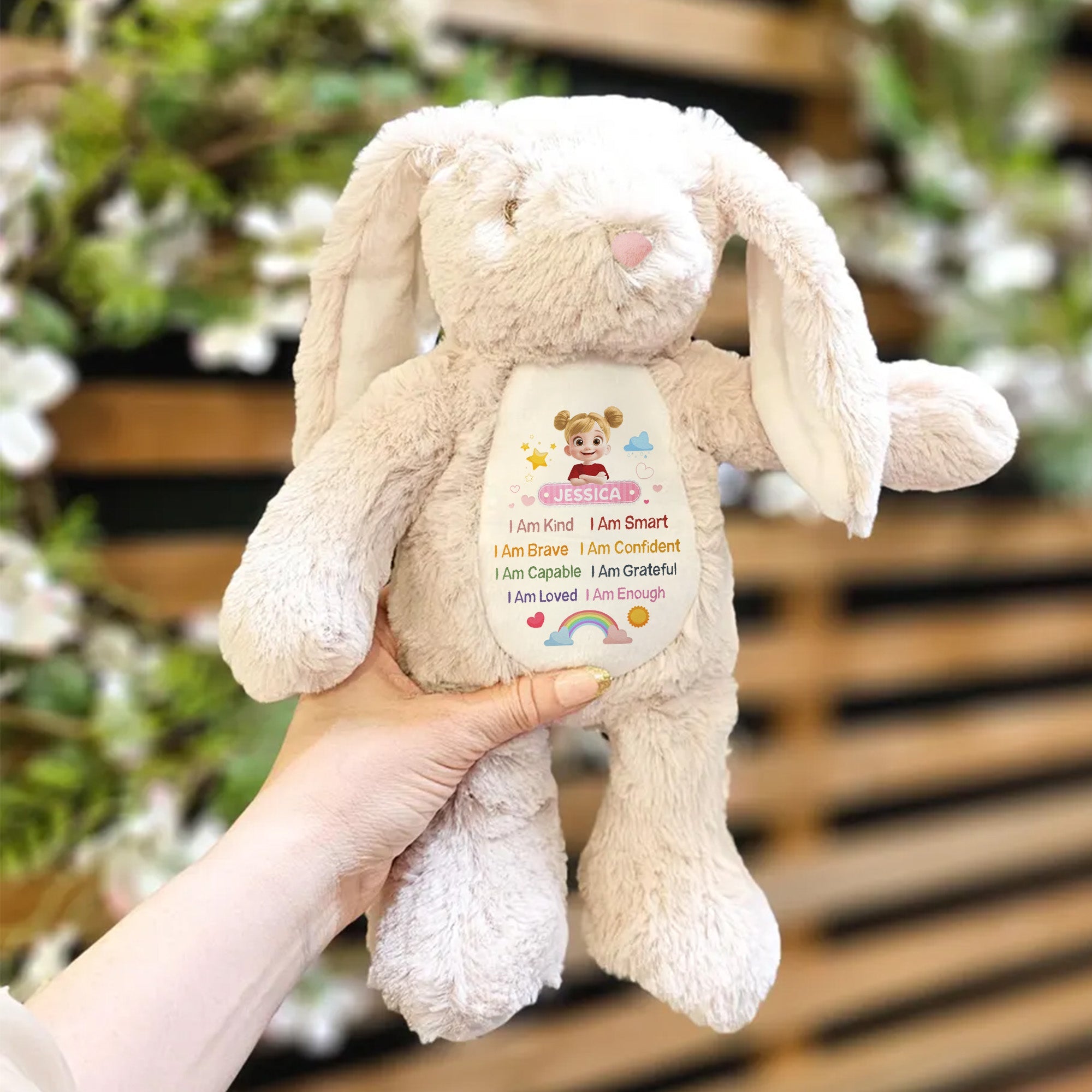 I Am Affirmation - Personalized Bunny Plush