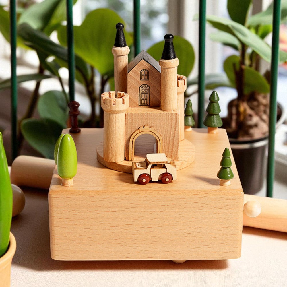 Personalised Wooden Musical Box, Engraved Name Music Box, Baby Shower Gift,Holiday Gift,Nursery Decor, Christmas Musical Box