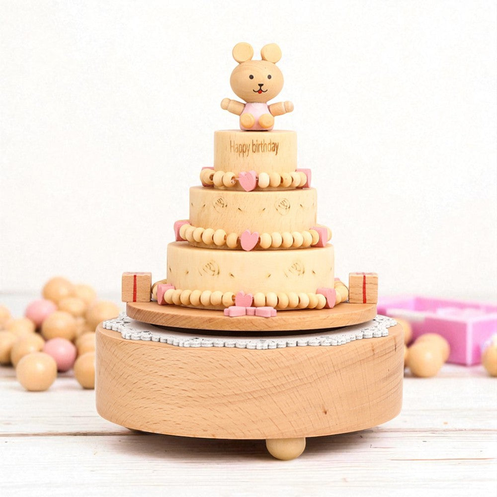 Personalised Wooden Musical Box, Engraved Name Music Box, Baby Shower Gift,Holiday Gift,Nursery Decor, Christmas Musical Box