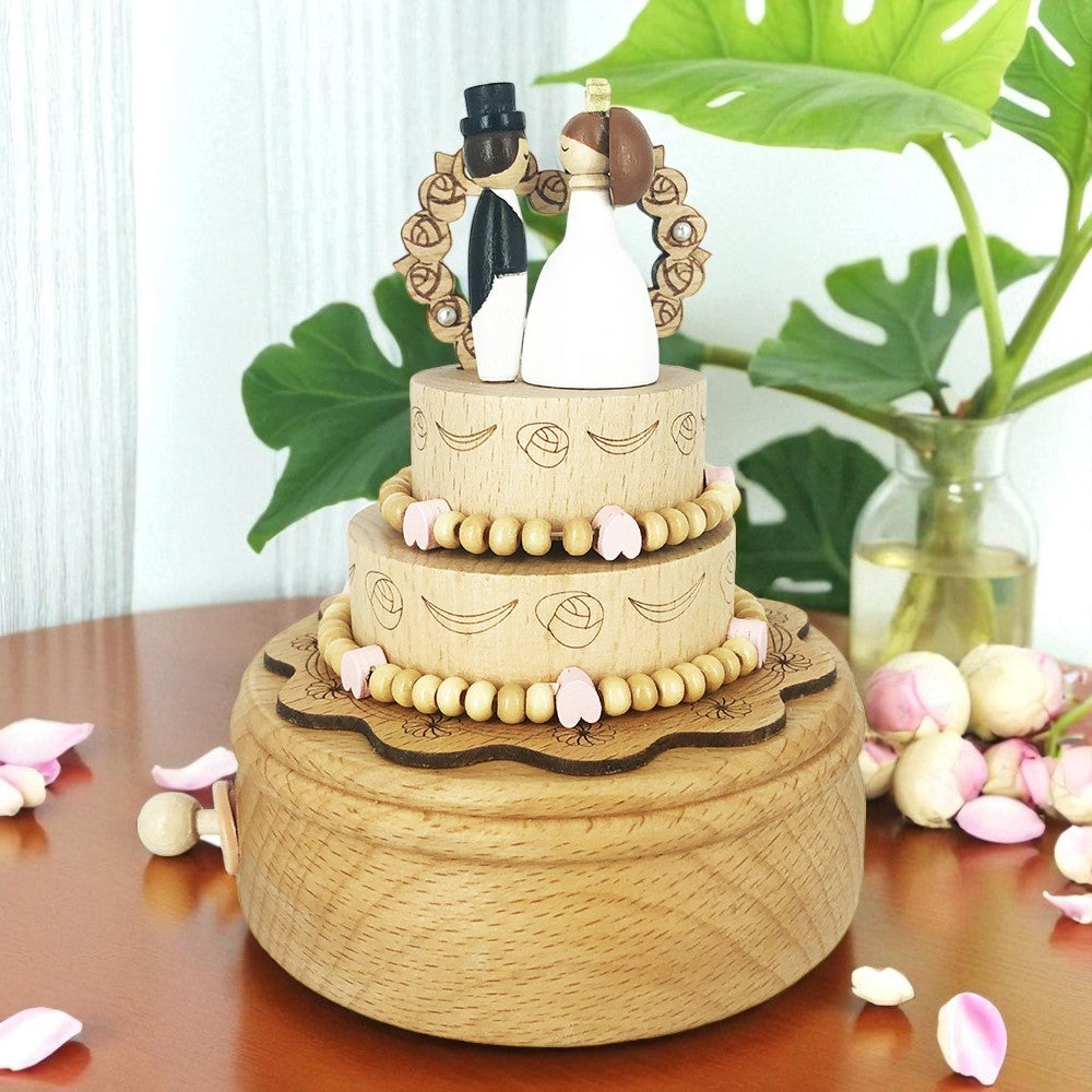 Personalised Wooden Musical Box, Engraved Name Music Box, Baby Shower Gift,Holiday Gift,Nursery Decor, Christmas Musical Box