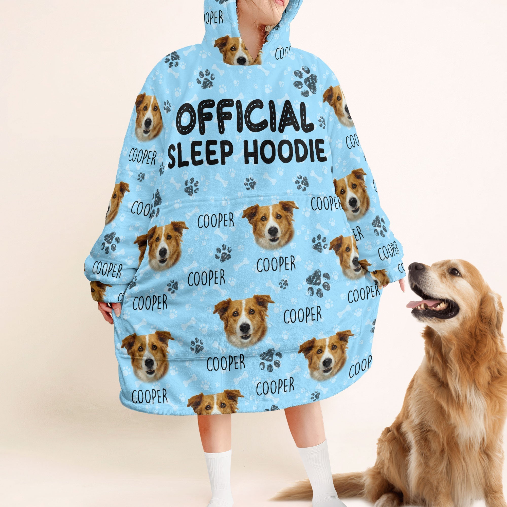 Official Sleep Hoodie - Personalized Hoodie Blanket