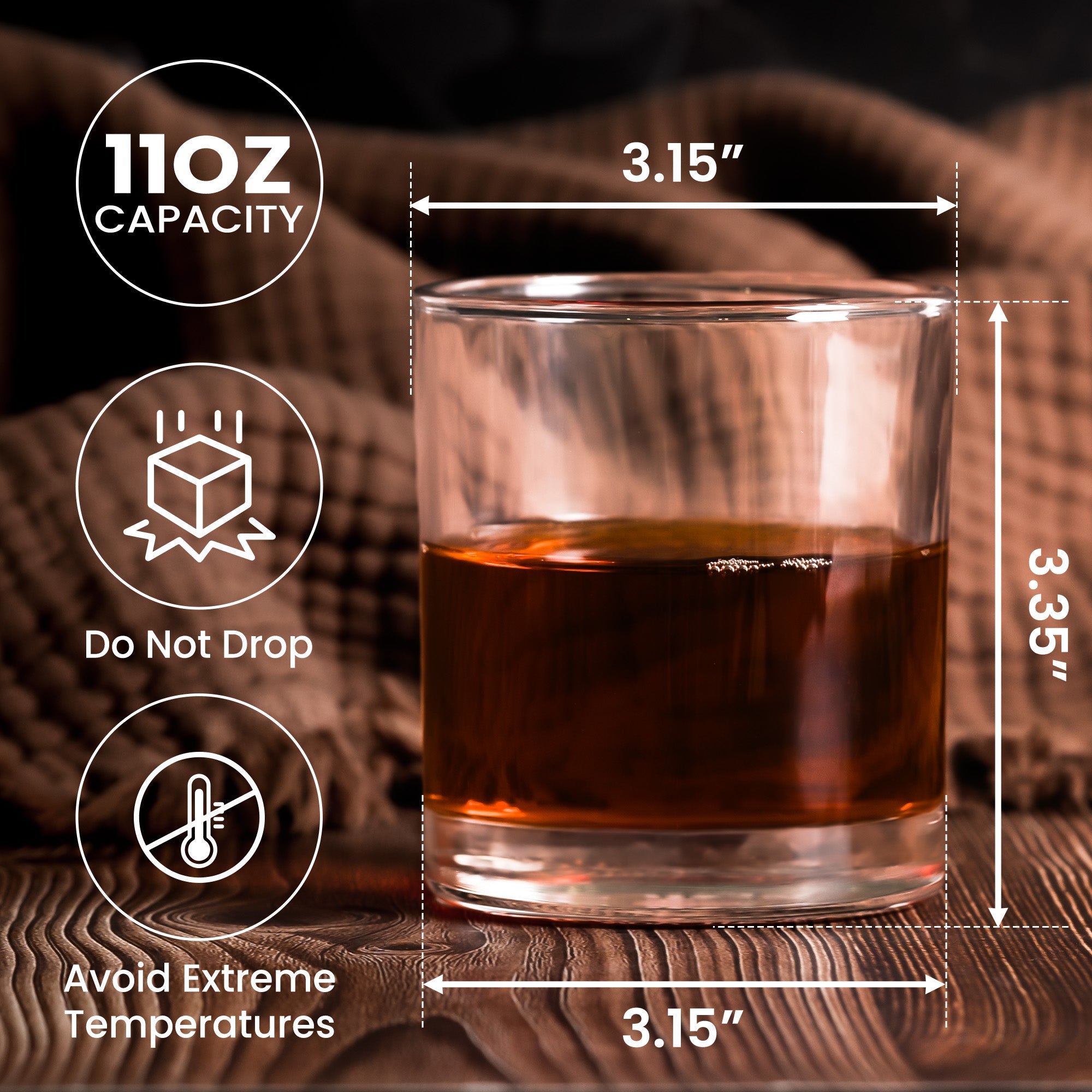 Our First Father’s Day Together - First Father's Day Gifts For New Dad - Personalized Whiskey Glass