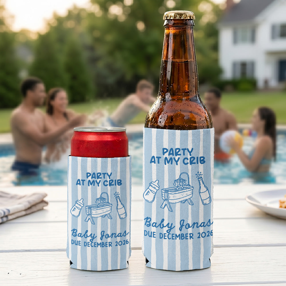Party At My Crib - Personalized Can Cooler