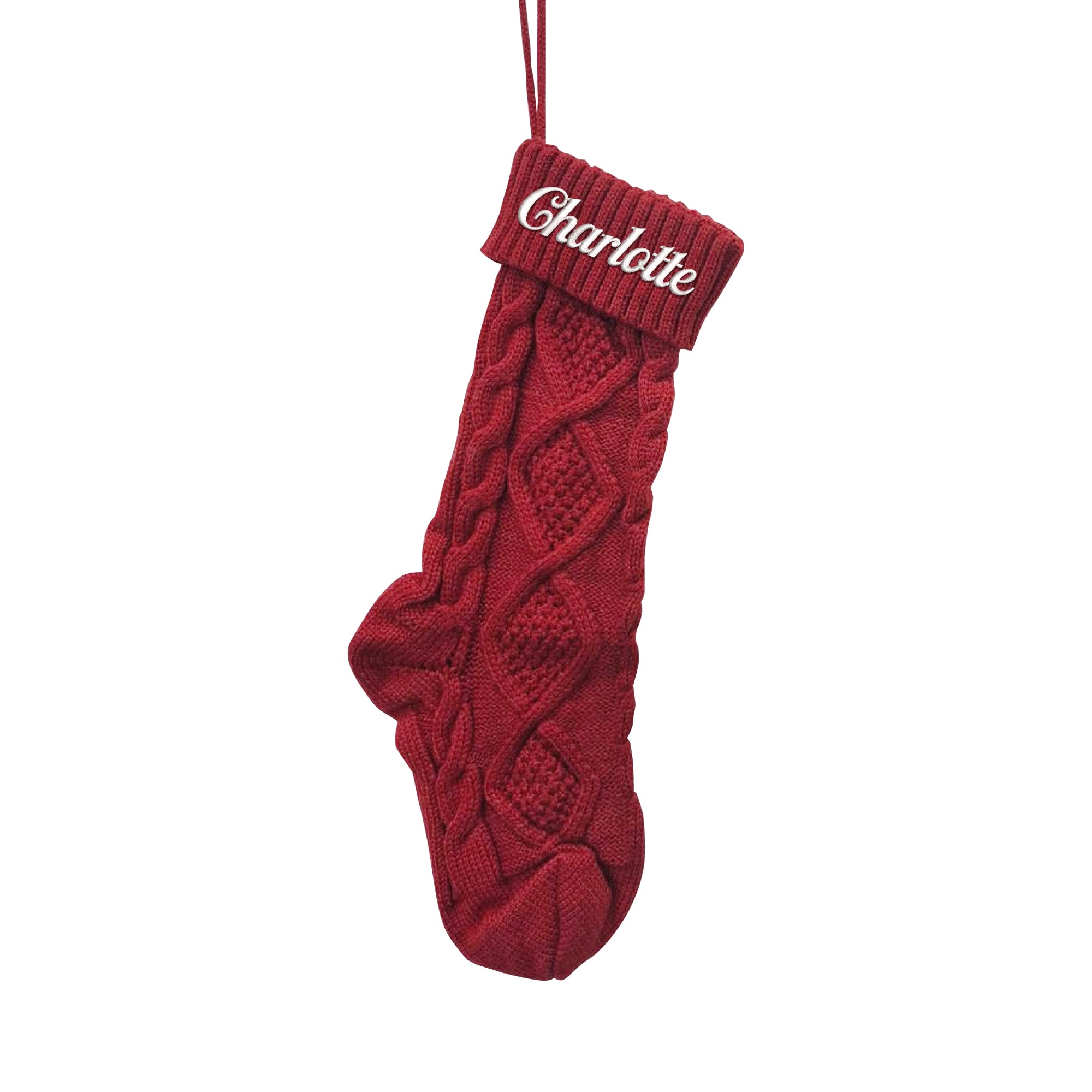 Embroidered Christmas Stockings - Personalized Stocking - Christmas gift - Custom Name Stocking