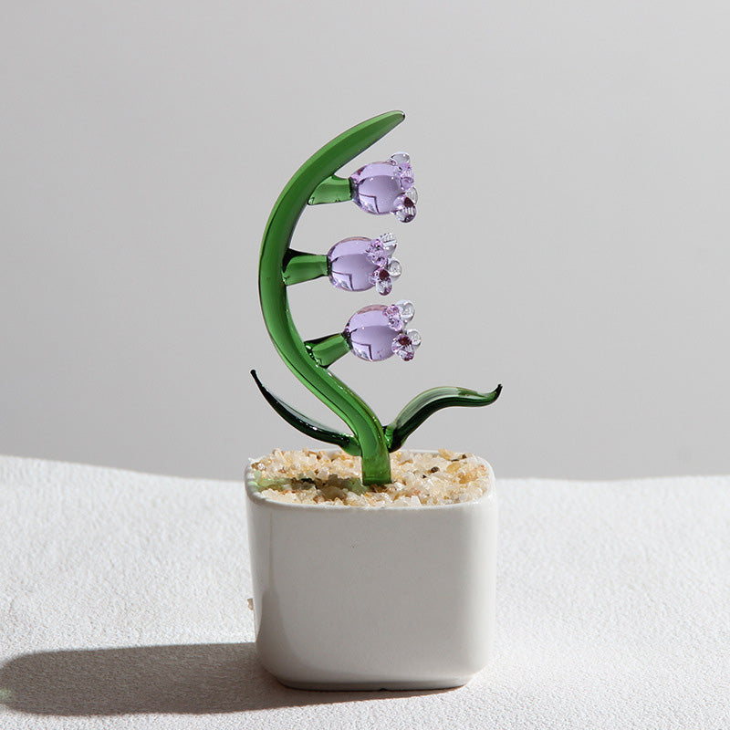 Custom Glass Flower Pot – Personalized Mother's Day Gift