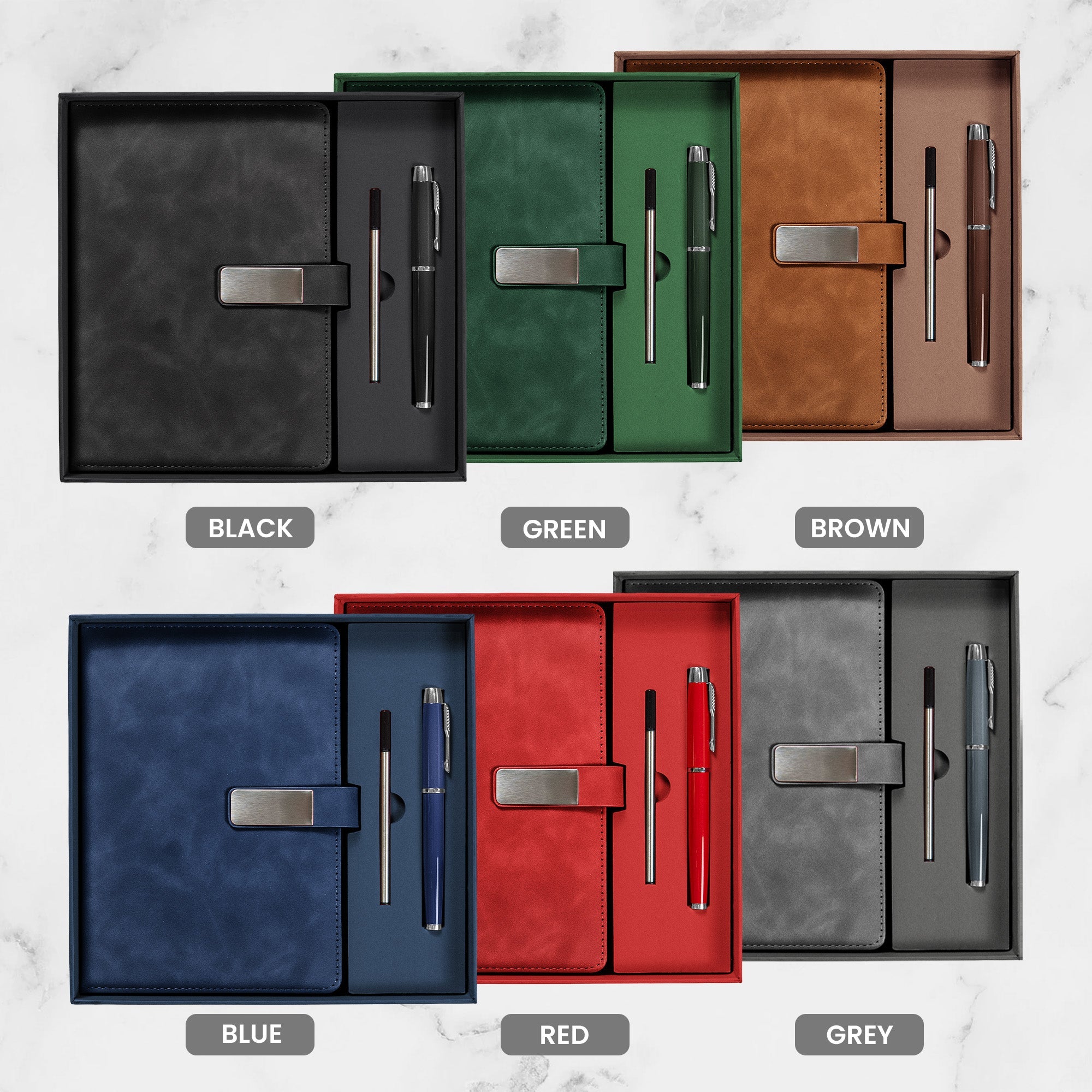 Thank You Gift For Teacher Appreciation, Coworkers, Boss, Team - Personalized Notebook Set