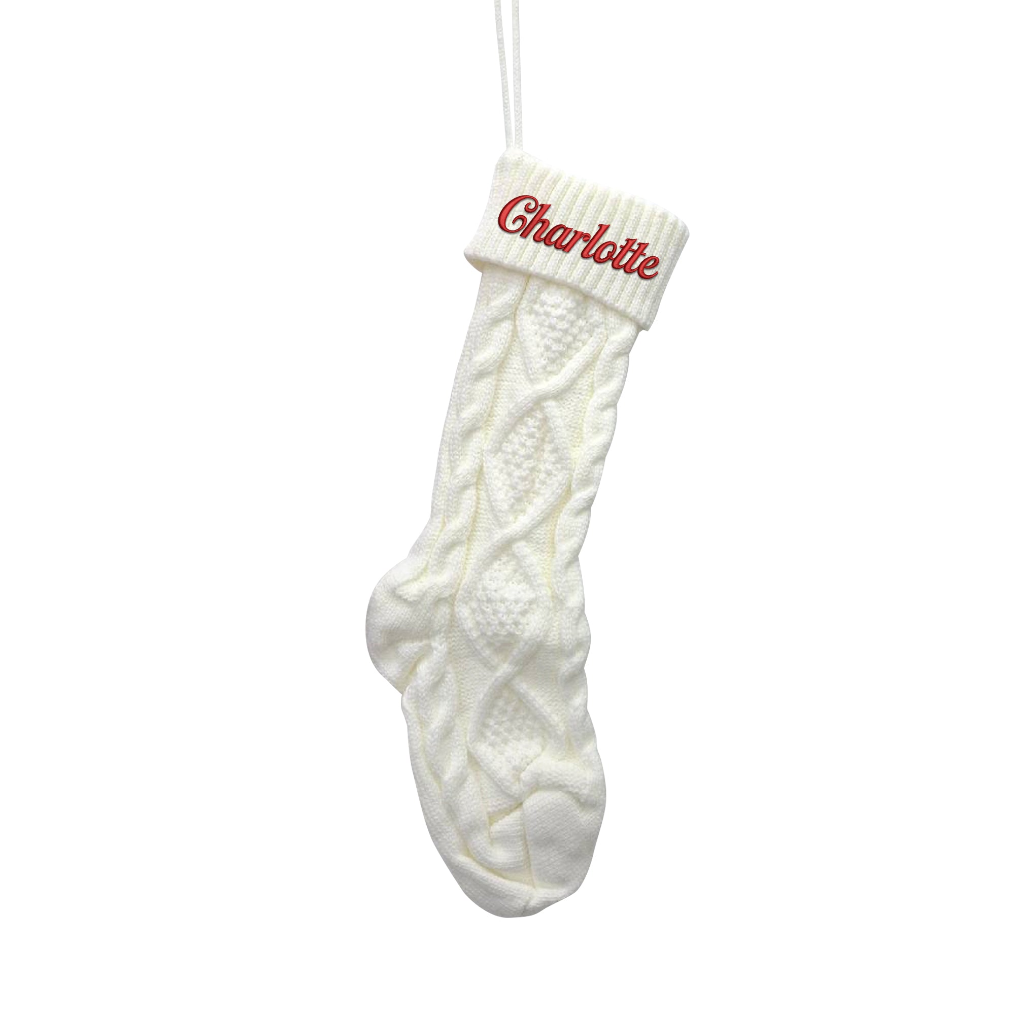 Embroidered Christmas Stockings - Personalized Stocking - Christmas gift - Custom Name Stocking