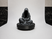 Meditating Reaper LED Candle Holder