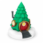Xmas-Tree Fairy-House (LED) for Christmas Village