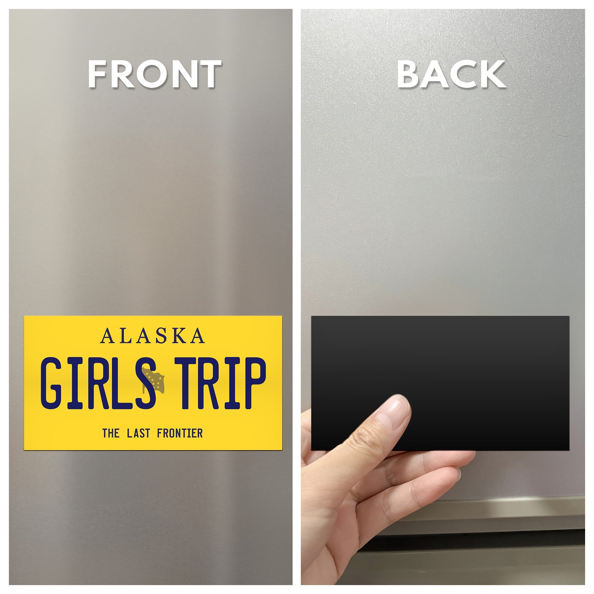 Custom State Cruise Door Signs Stateroom Decor Cruising Family Vacation, Girls Trip, Bachelor - Personalized Magnet