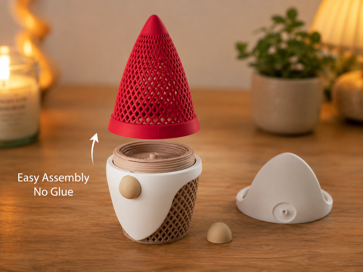 Christmas Gnome Tea Light