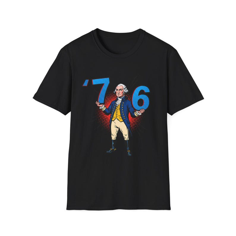 Make History Fun Front & Back 76 Yeeted T-shirt, Six Seven T-shirt 6-7 7-6 George Washington T-shirt