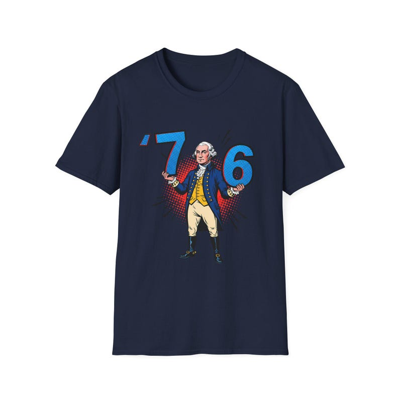 Make History Fun Front & Back 76 Yeeted T-shirt, Six Seven T-shirt 6-7 7-6 George Washington T-shirt