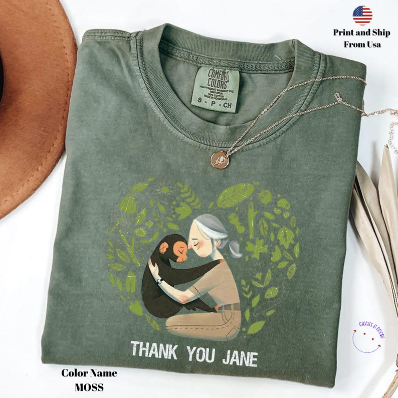 Comfort Colors Jane Goodall Shirt, Thank You Jane Shirt, Jane Goodall Quote Shirt, Remember Jane Goddall, Rip Jane Goodall Shirt