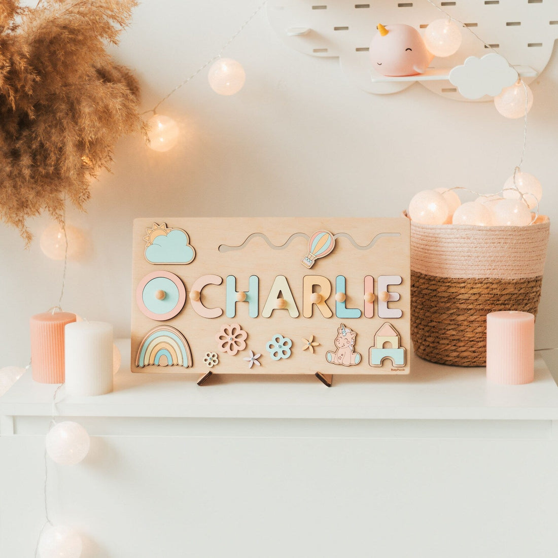 Toddlers Personalized Wooden Puzzle