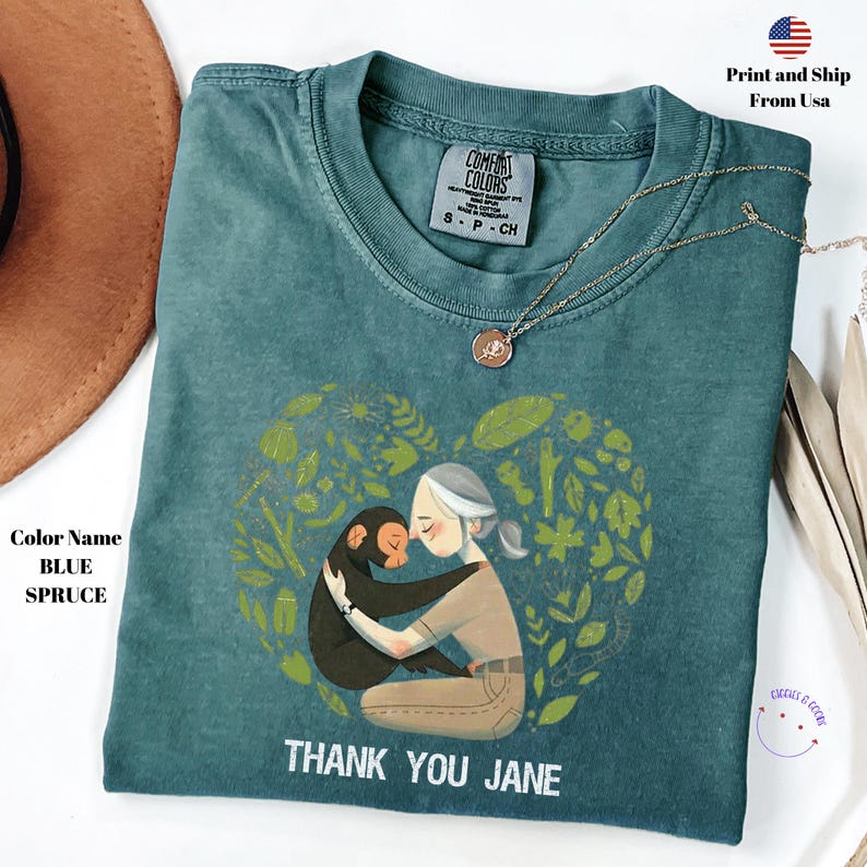 Comfort Colors Jane Goodall Shirt, Thank You Jane Shirt, Jane Goodall Quote Shirt, Remember Jane Goddall, Rip Jane Goodall Shirt