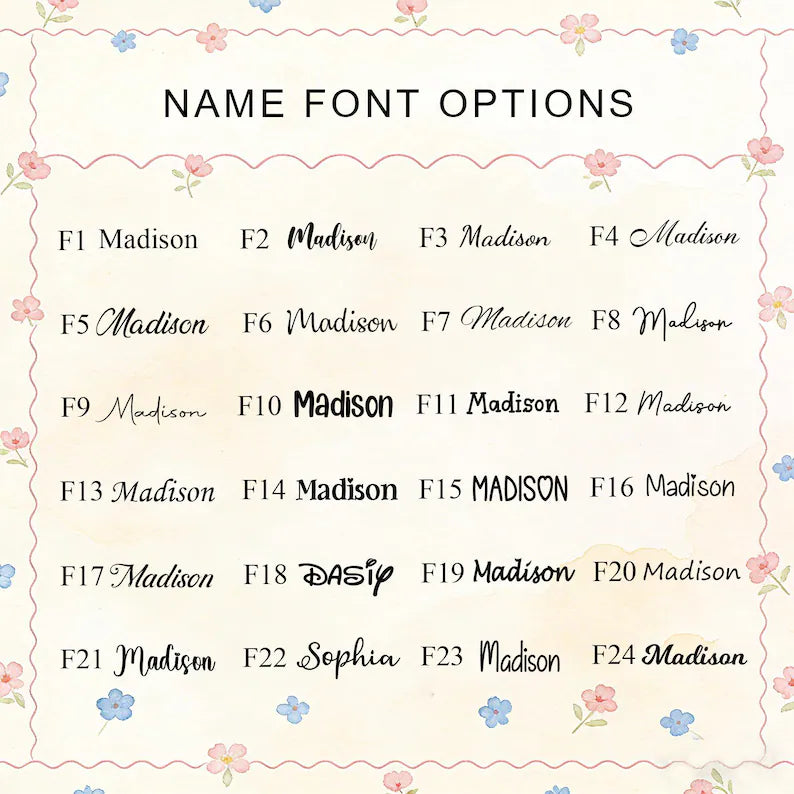 Custom Flora Stuffed Bunny – Personalized Plush Easter Gift