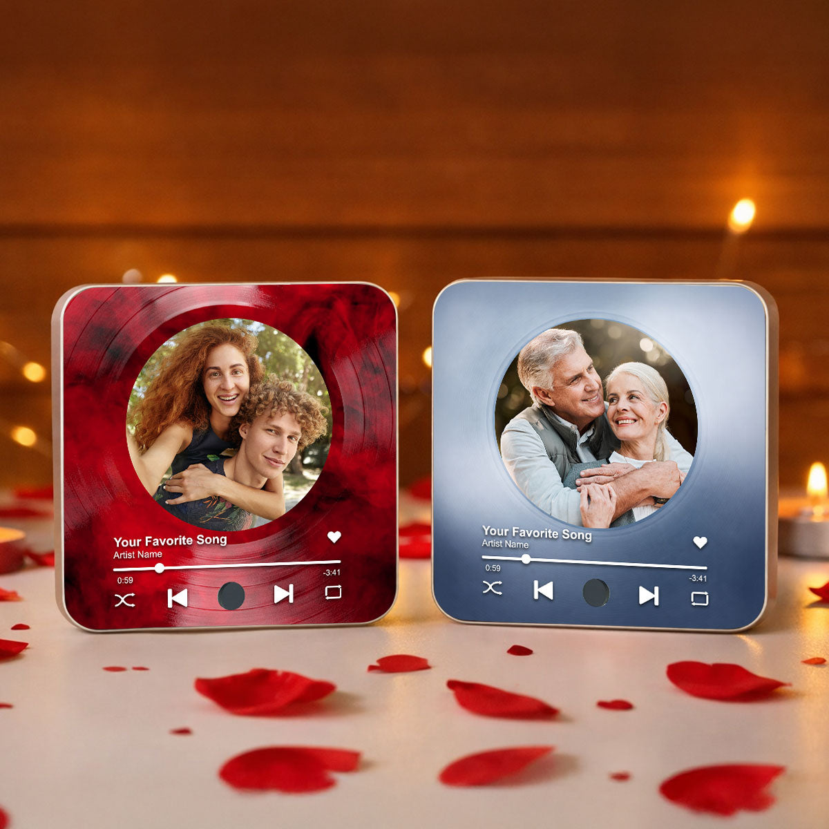 Custom Song Magnets That Can Plays Music - Personalized Music Magnet - Anniversary Gifts, Valentine's Day Gift for her, for him