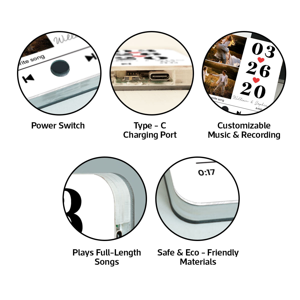 Couple Anniversary, Wedding, Special Date Personalized Music Fridge Magnet, Heartfelt Gift for him, Gift for her