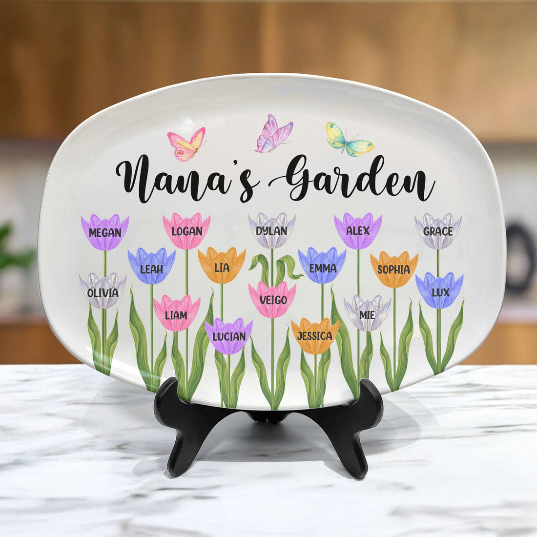 Nana's Garden - Personalized Platter