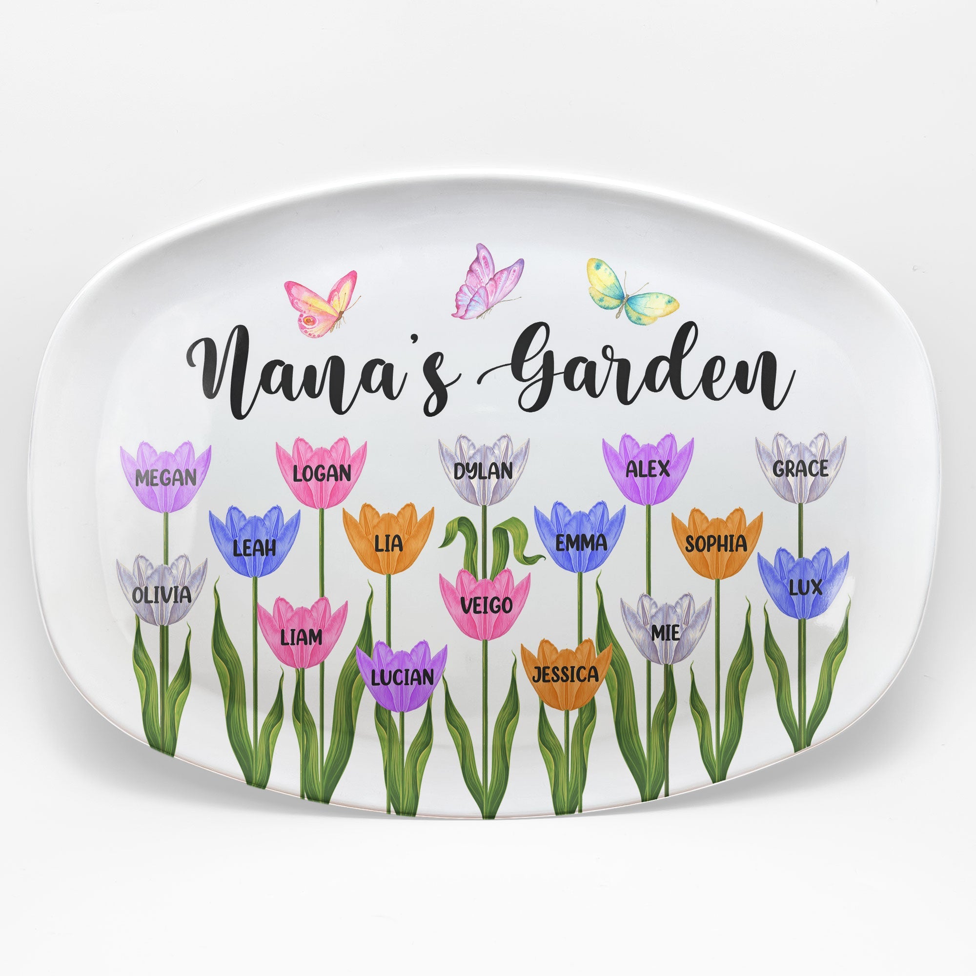 Nana's Garden - Personalized Platter