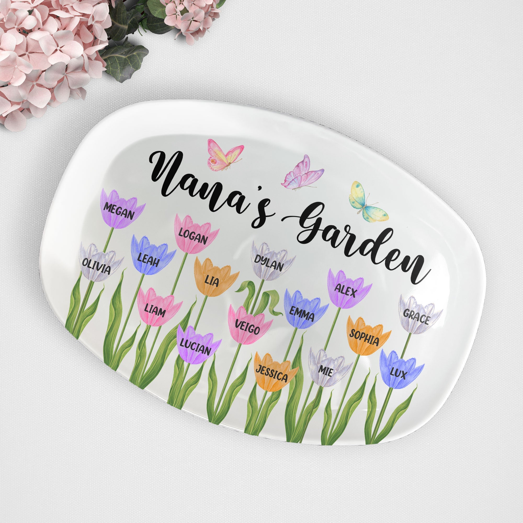 Nana's Garden - Personalized Platter