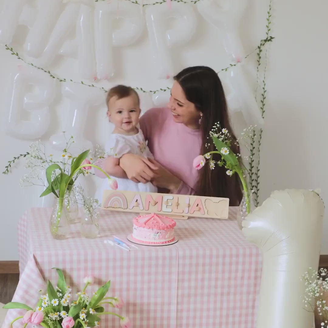 Personalized Name Puzzle With Pegs